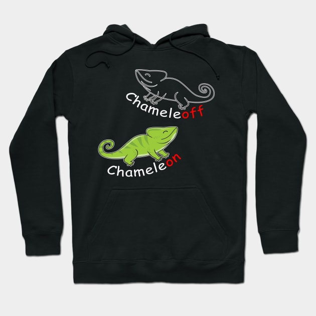 Chameleoff Chameleon Fun Design Hoodie by Hariolf´s Mega Store